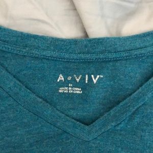 Ava and Viv teal t shirt
